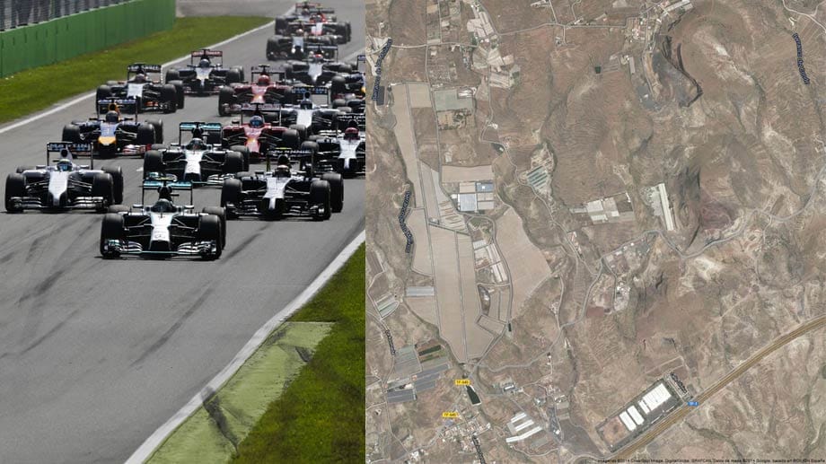 Auf Google Maps ist das Gebiet auf Teneriffa umrissen, wo die Formel-1-Rennstrecke gebaut werden soll. Auf Google Maps ist das Gebiet auf Teneriffa umrissen, wo die Formel-1-Rennstrecke gebaut werden soll.