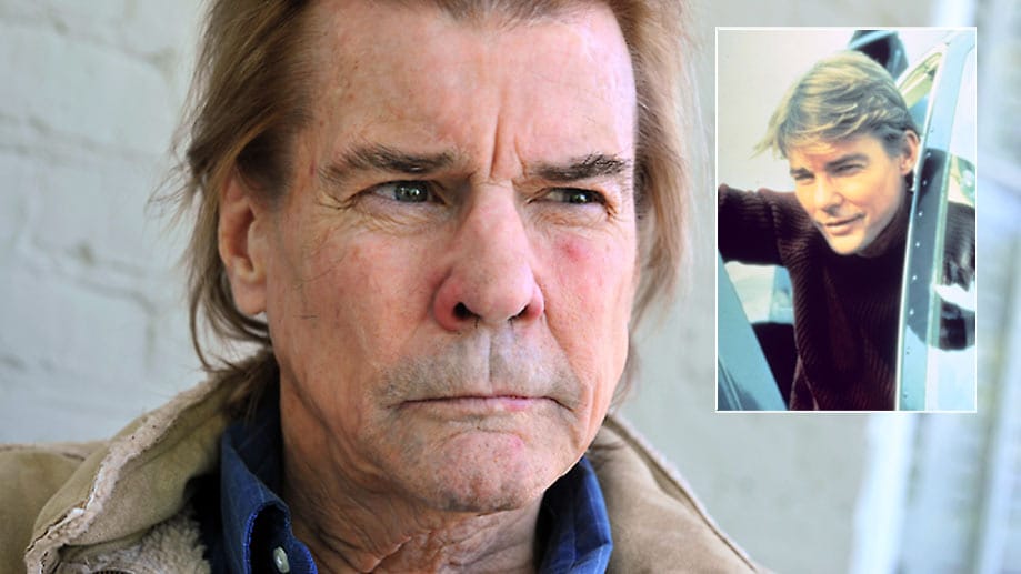 "Airwolf"-Star Jan-Michael Vincent auf einem Foto aus dem Jahr 2009 und zur Zeit der Serie "Airwolf".