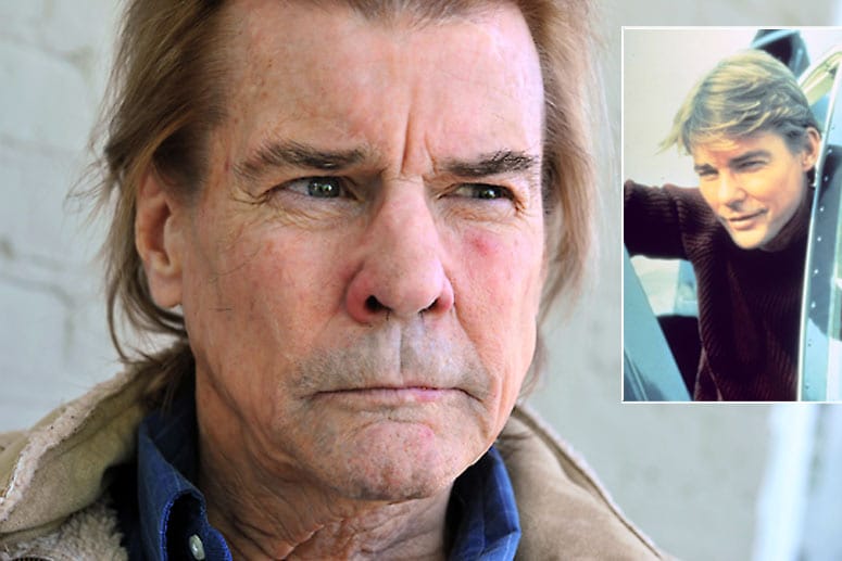 "Airwolf"-Star Jan-Michael Vincent auf einem Foto aus dem Jahr 2009 und zur Zeit der Serie "Airwolf".