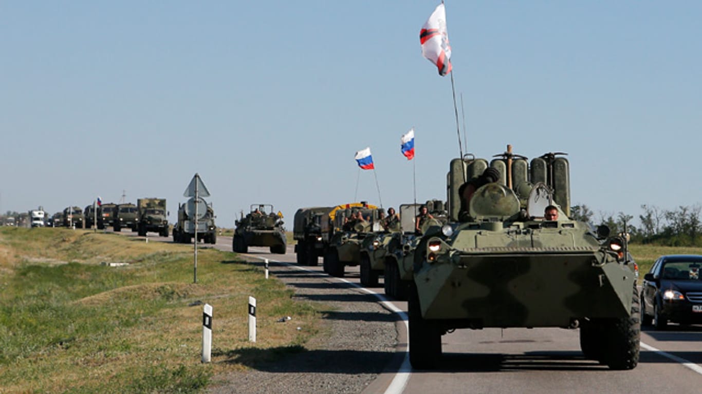 Russische Truppen sollen erneut in die Ostukraine vorgedrungen sein.