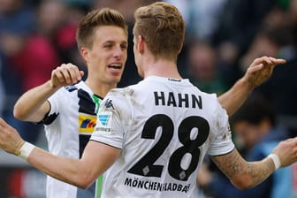 Die beiden Gladbacher Patrick Herrmann und André Hahn zeigten eine bärenstarke Vorstellung gegen Hoffenheim.
