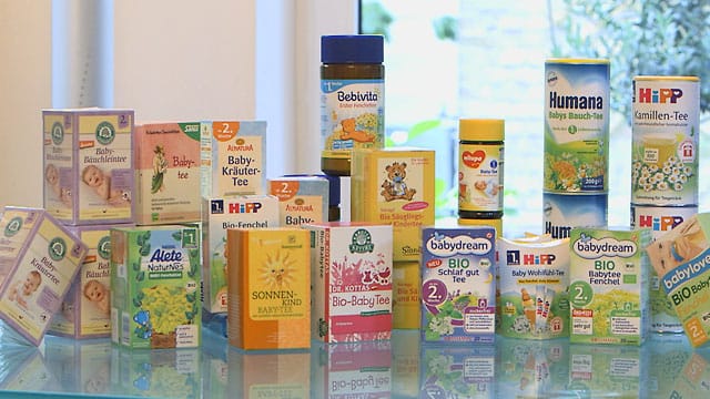 Von 19 getesteten Baby-Tees enthalten vier Bio-Produkte krebserregende Stoffe.