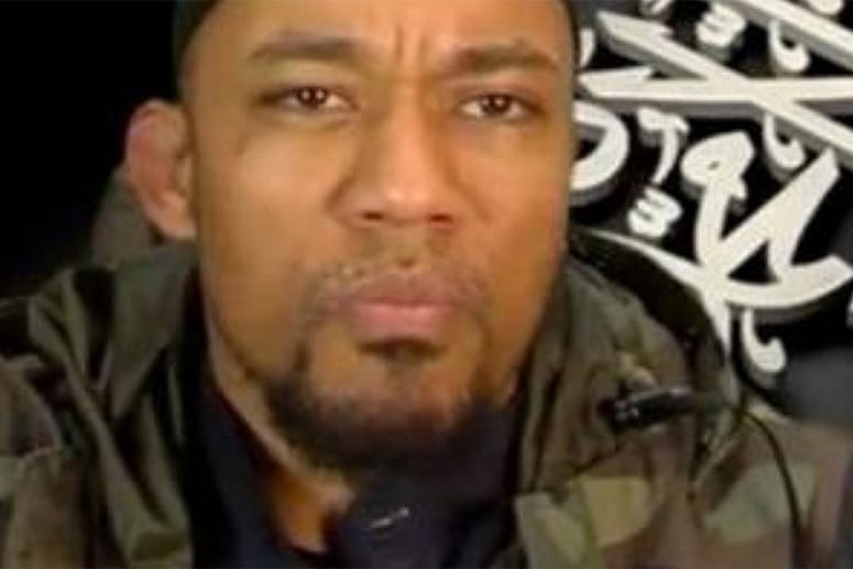 Islamist Denis Cuspert aus Berlin auf einem Twitter-