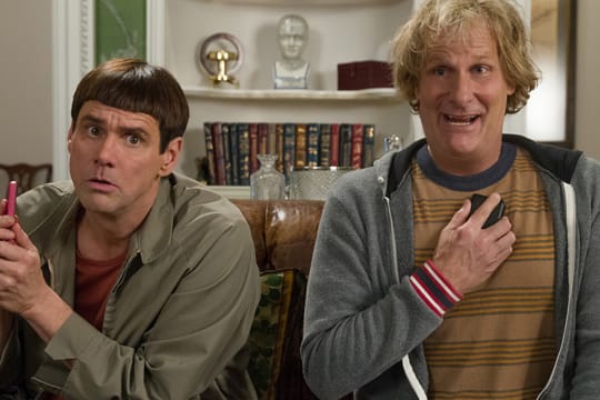 Bereit, die Grenzen des Schwachsinns neu auszuloten: Lloyd (Jim Carrey, li.) und Harry (Jeff Daniels)