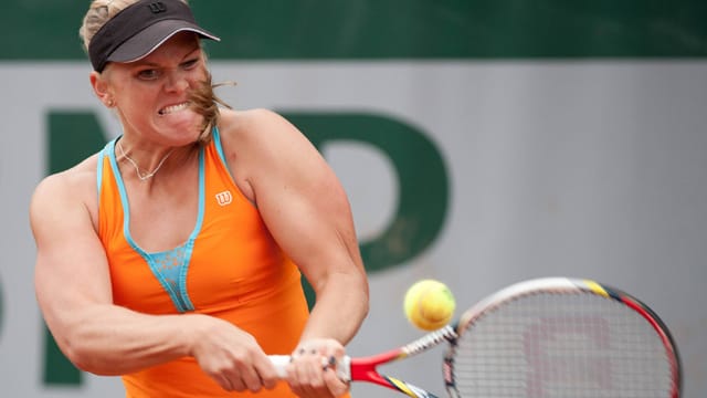 Tennis-Profi Melandie Oudin, die Weltranglisten-165. aus den USA. Tennis-Profi Melandie Oudin, die Weltranglisten-165. aus den USA.