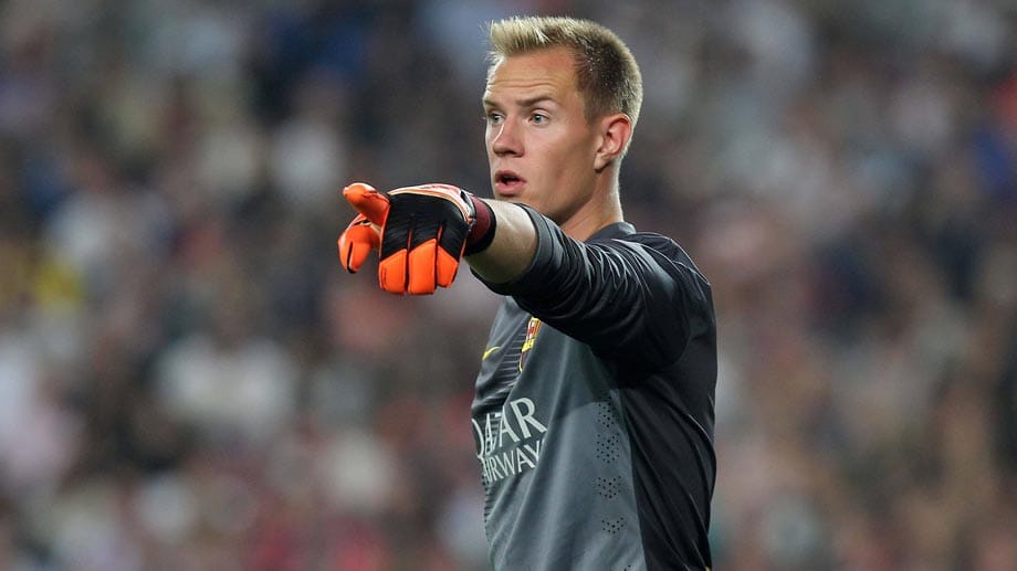 Marc-André ter Stegen steht bei Barca bisher nur in der europäischen Königsklasse im Kasten. Marc-André ter Stegen steht bei Barca bisher nur in der europäischen Königsklasse im Kasten.