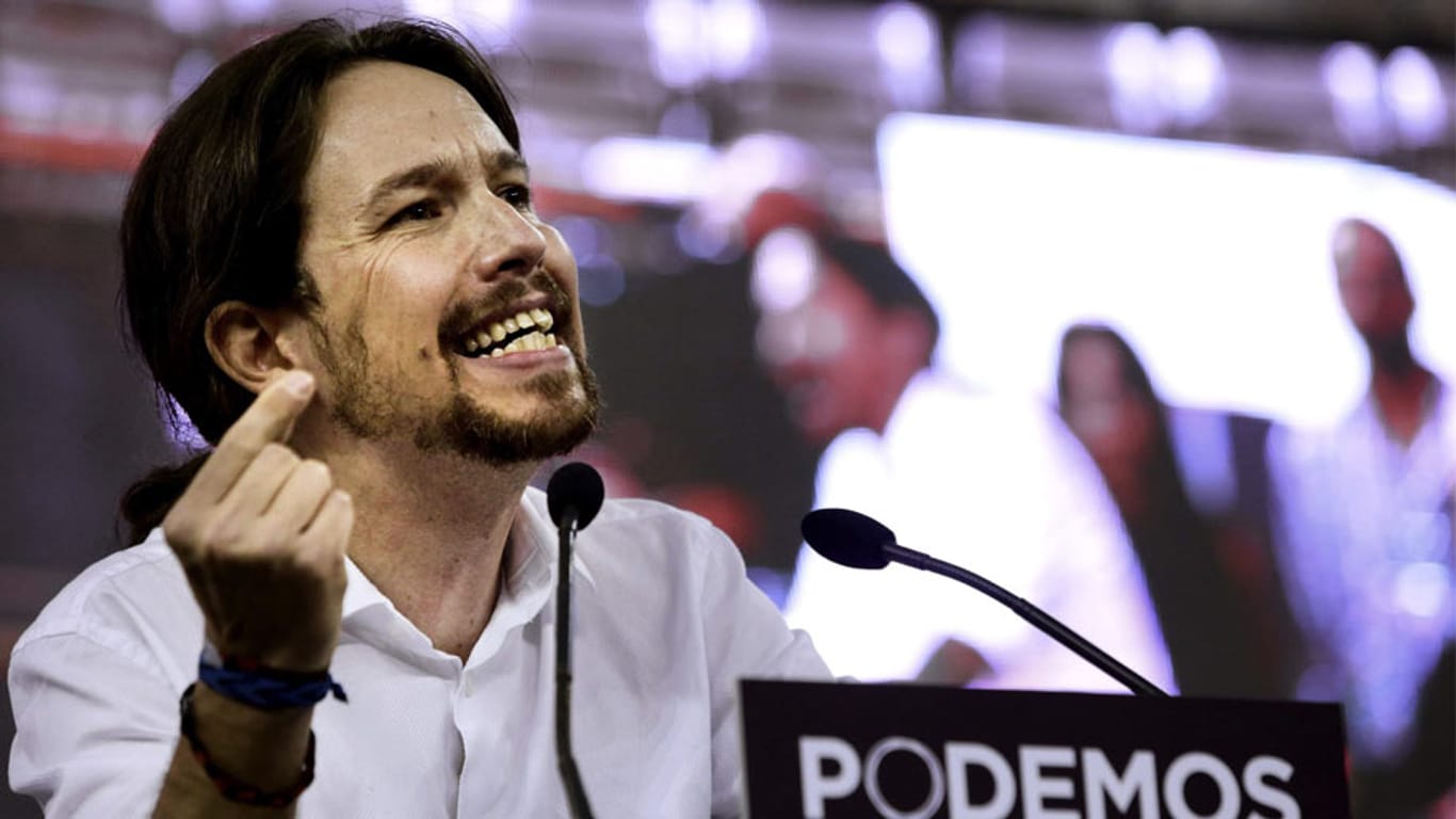 Aus dem Nichts hat sich Pablo Iglesias Partei Podemos zu einer der wichtigsten politischen Kräfte in Spanien aufgeschwungen.