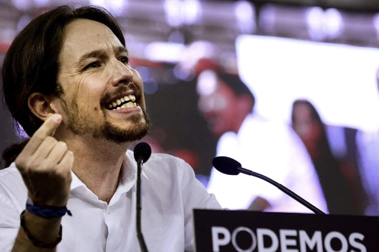 Aus dem Nichts hat sich Pablo Iglesias Partei Podemos zu einer der wichtigsten politischen Kräfte in Spanien aufgeschwungen.