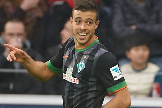 Bremens Top-Torjäger Franco di Santo beim Bundesliga-Duell gegen den FSV Mainz.