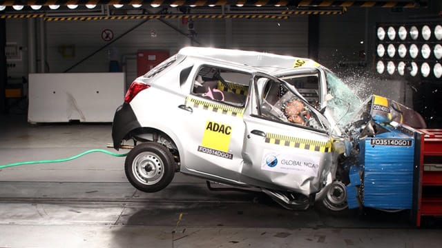 Datsun Go im Crashtest