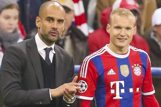 Bayern-Trainer Pep Guardiola hält große Stücke auf Sebastian Rode.