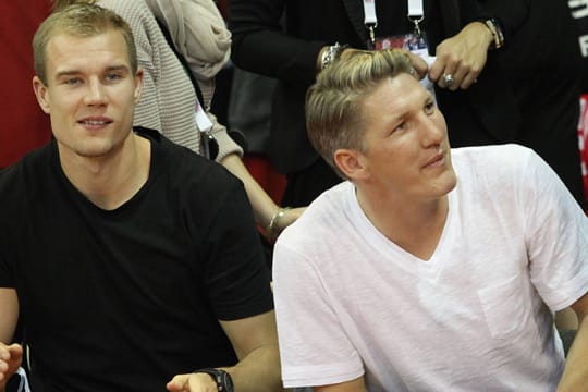 Holger Badstuber und Bastian Schweinsteiger.