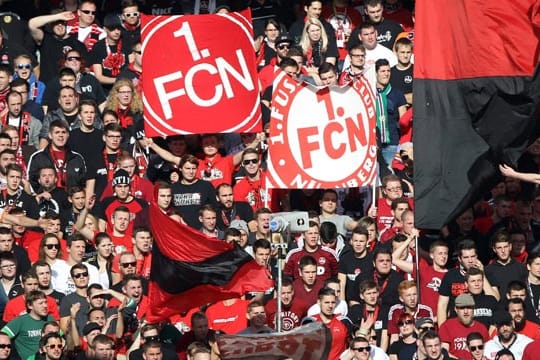 Die Nürnberger Fans machen sich für Gertjan Verbeek stark.
