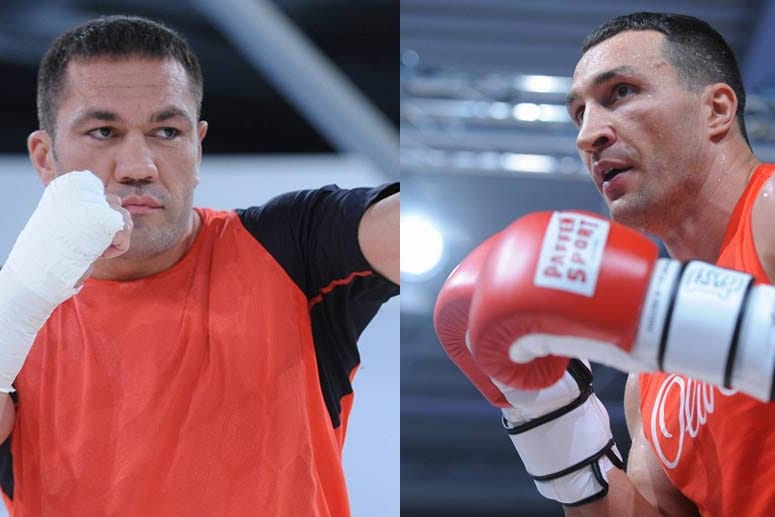 Kubrat Pulev fordert am Samstag in Hamburg Wladimir Klitschko (re.) heraus.