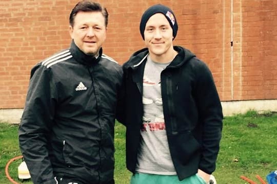 Lewis Holtby (re.) und Christian Titz