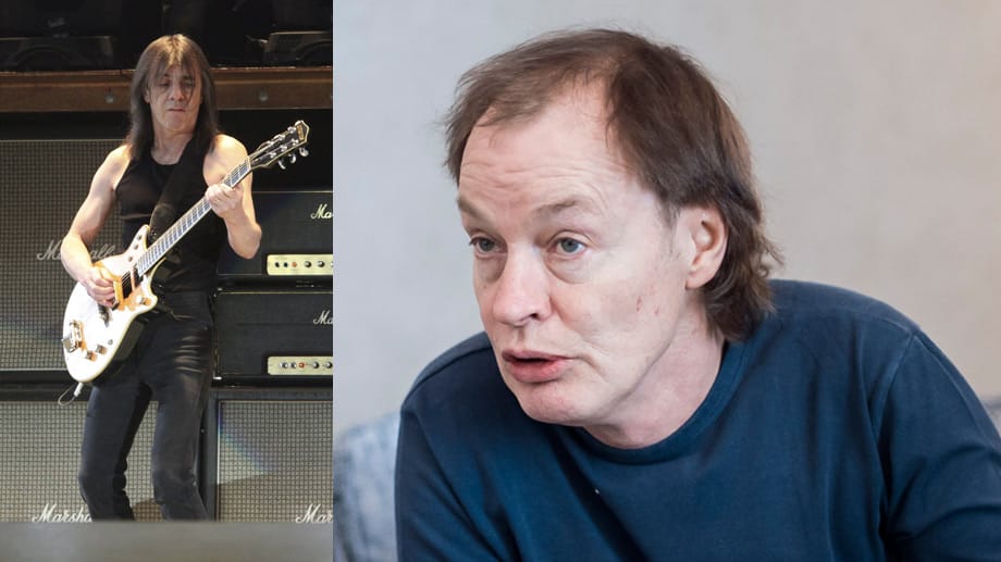 AC/DC-Gitarrist Angus Young (59, rechts) spricht über die Demenzerkrankung seines Bruders Malcolm (61).