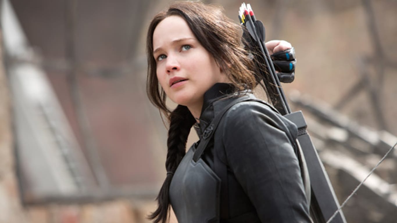 Katniss Everdeen (Jennifer Lawrence) wird zum Symbol des Widerstands.