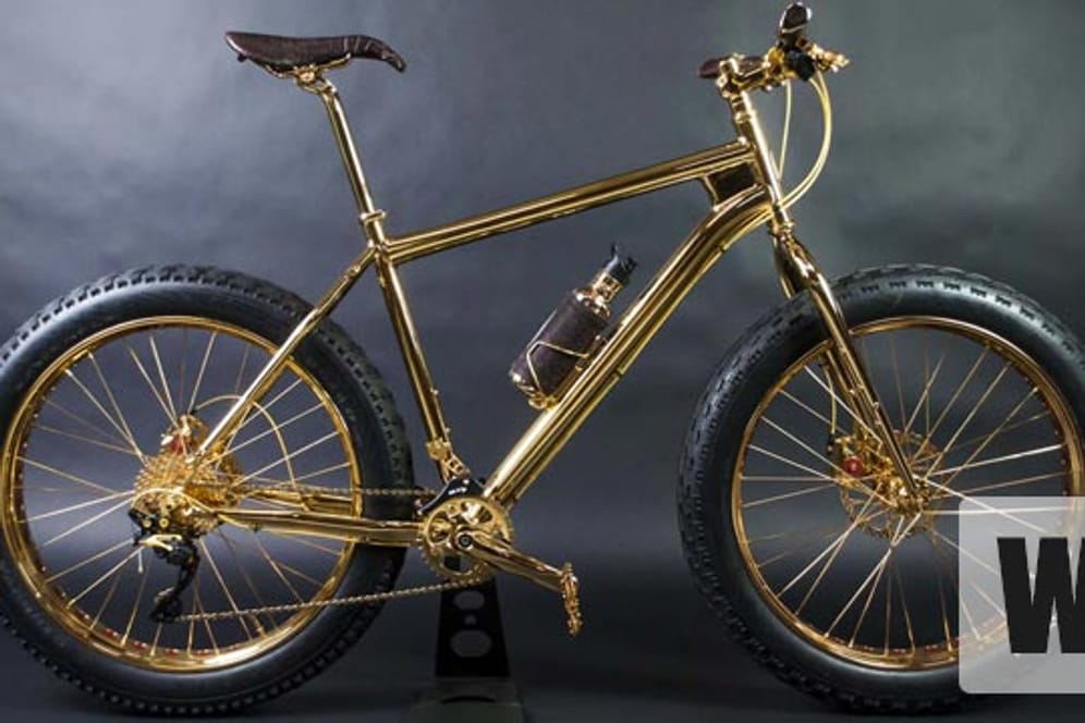 Dieses Fahrrad ist aus Gold