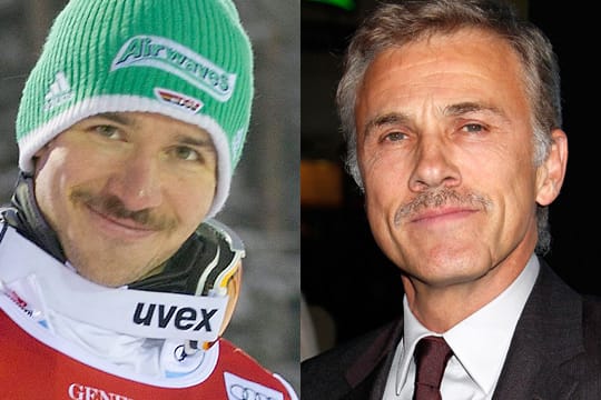 Schnauzbart tragen: An der Aktion beteiligten sich auch Felix Neureuther und Christoph Waltz.