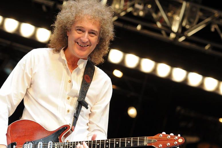 Brian May hatte mit seiner Rolle im Schatten von Freddie Mercury keine Probleme.