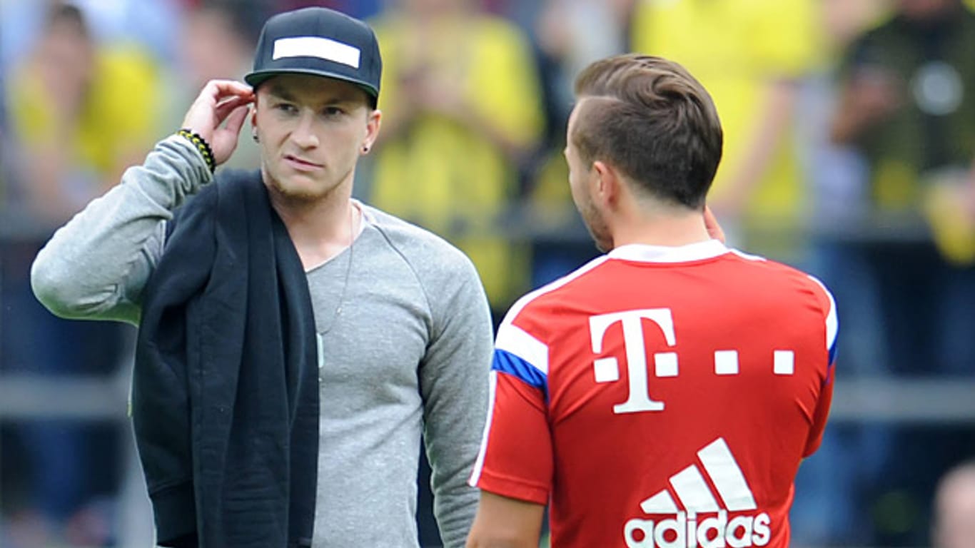 BVB-Star Marco Reus könnte seinem früheren Mitspieler Mario Götze zum FC Bayern folgen.