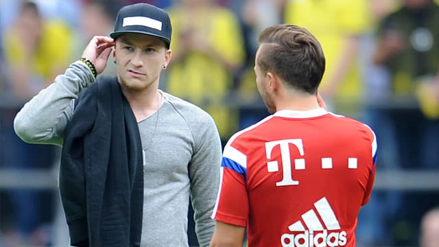 BVB-Star Marco Reus könnte seinem früheren Mitspieler Mario Götze zum FC Bayern folgen. BVB-Star Marco Reus könnte seinem früheren Mitspieler Mario Götze zum FC Bayern folgen.