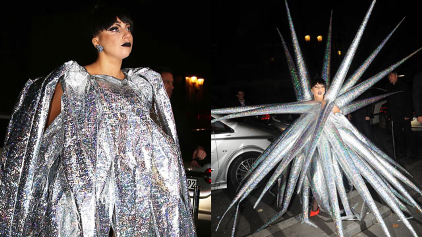 Lady Gagas Weihnachtsstern: Gut aufgepumpt ist halb gewonnen.