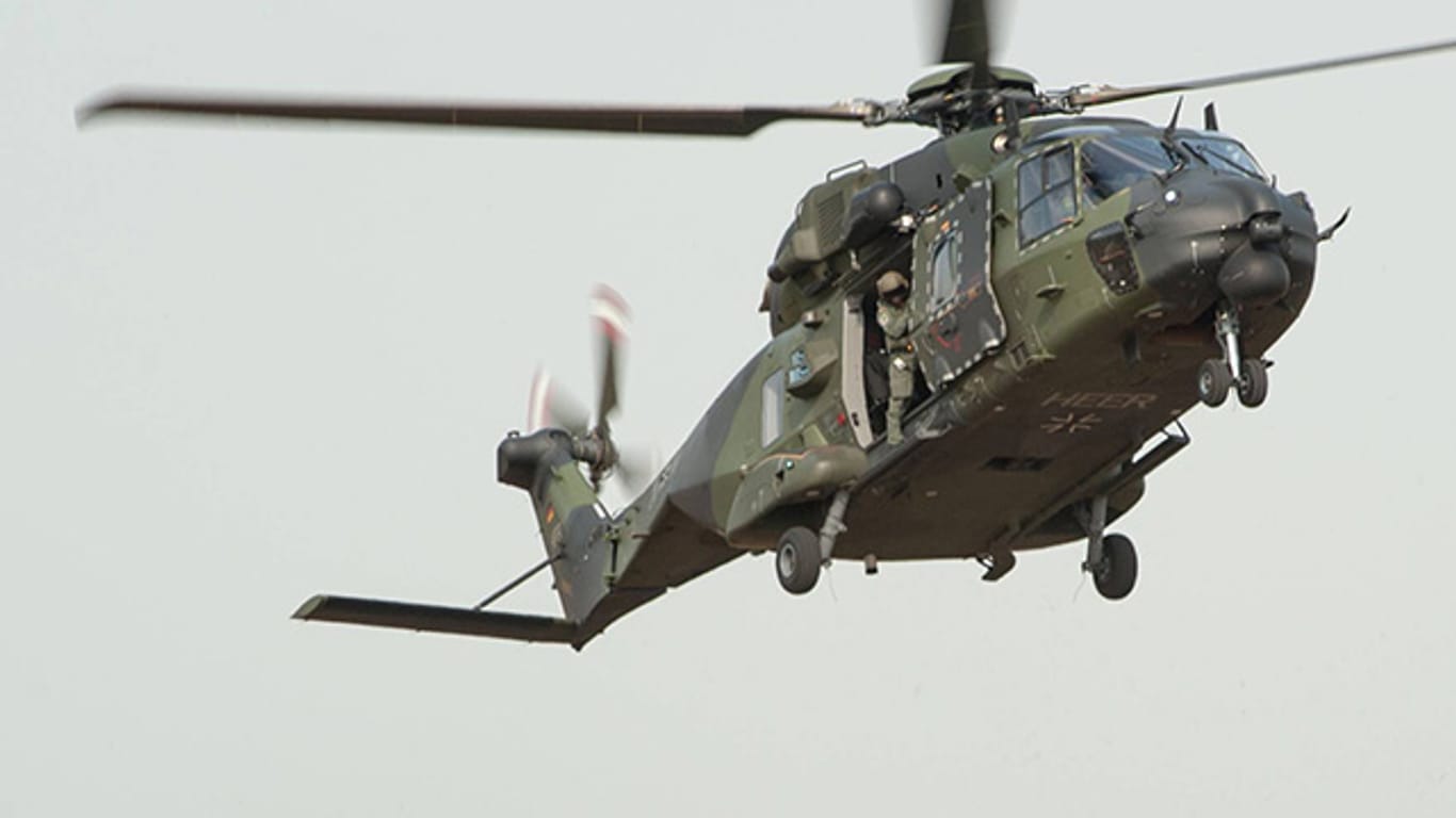 An der Sicherheit des Bundeswehr-Hubschraubers NH 90 gibt es erhebliche Zweifel.