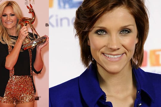 Helene Fischer bei der Bambi-Verleihung und Anna Maria ZImmermann.