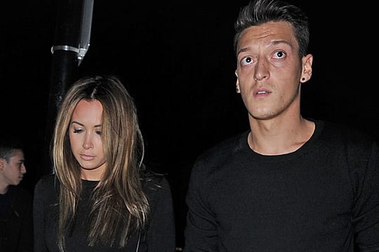 Mandy Capristo und Mesut Özil