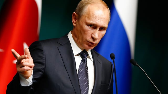 Russlands Präsident Wladimir Putin bei seinem Besuch in der Türkei.
