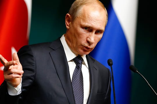 Russlands Präsident Wladimir Putin bei seinem Besuch in der Türkei.