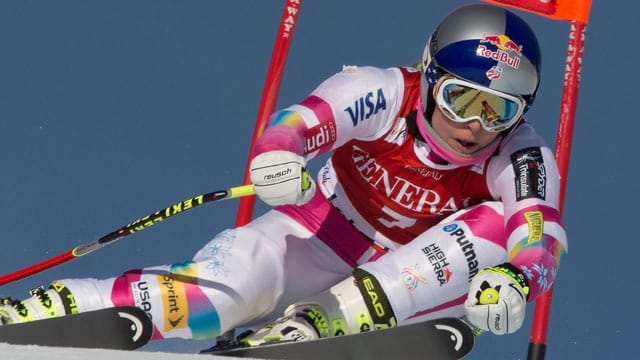 Lindsey Vonn landet in Lake Louise auf Rang acht.