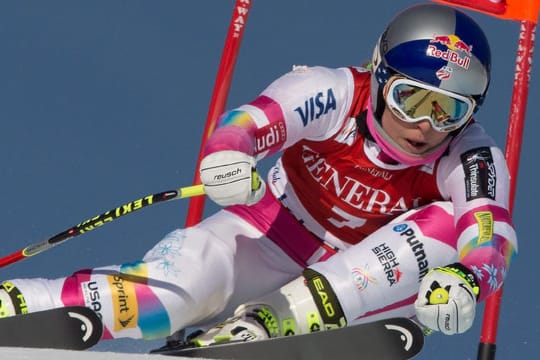 Lindsey Vonn landet in Lake Louise auf Rang acht.