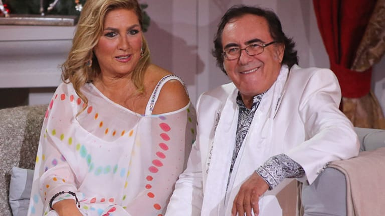 Al Bano und Romina Power bei der TV-Aufzeichnung "Heiligabend mit Carmen Nebel" im Herbst 2014.