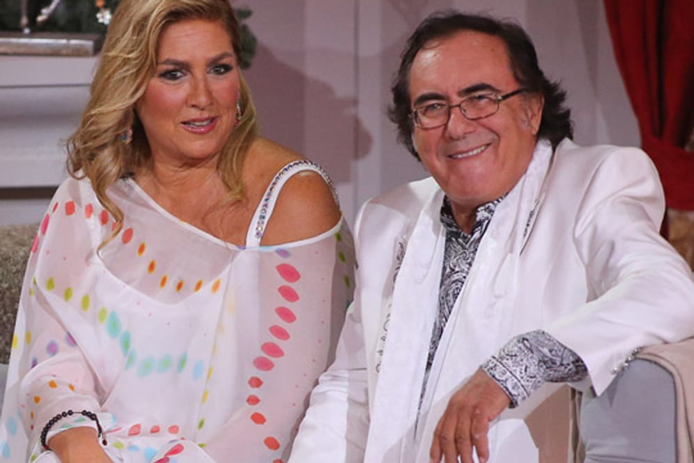 Al Bano und Romina Power bei der TV-Aufzeichnung "Heiligabend mit Carmen Nebel" im Herbst 2014.