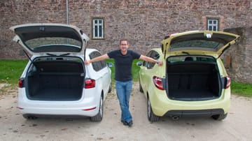 VW Golf Sportsvan vs. Opel Meriva