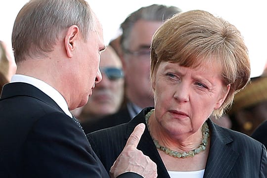 Merkel und Putin im Clinch: Die Kanzlerin erhebt neue Vorwürfe gegen den russischen Präsidenten