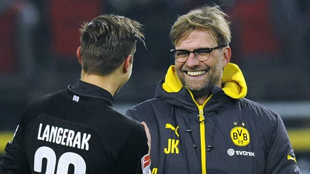 BVB-Coach Jürgen Klopp lässt sich nicht in die Karten schauen.
