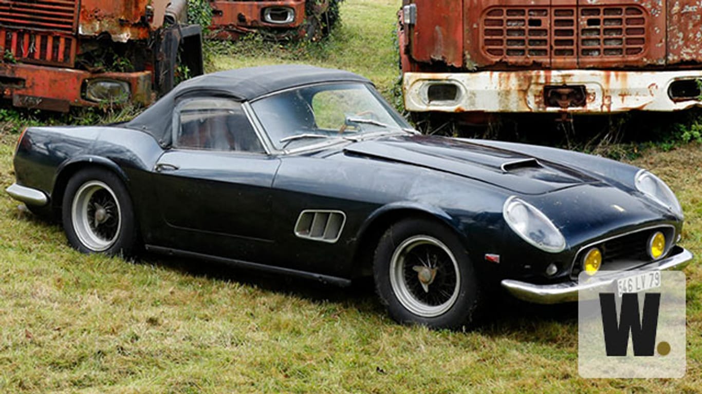 Der wiedergefundene Ferrari 250 GT SWB California Spider gehörte einst Alain Delon.