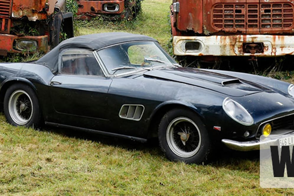 Der wiedergefundene Ferrari 250 GT SWB California Spider gehörte einst Alain Delon.