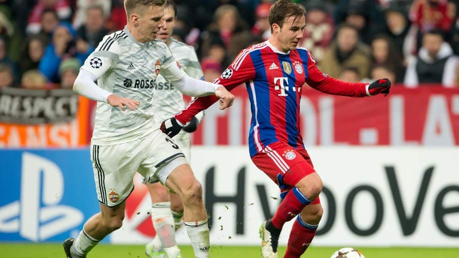 Mario Götze (re.) sorgt mit seinem Tor zum 3:0 für den Endstand in München. Zwischenzeitlich hatte Sebastian Rode für die Bayern erhöht.