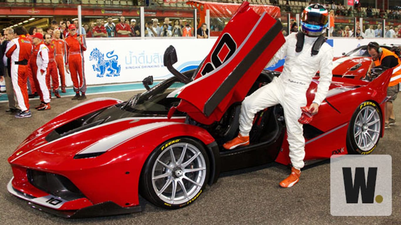 Premiere des Ferrari FXX K in Abu Dhabi