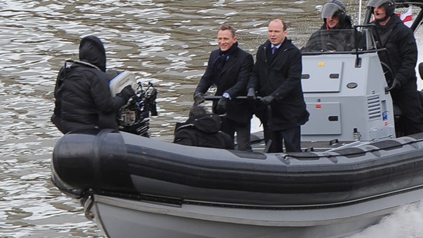 Drehstart zu "Spectre", dem neuen "James Bond"-Film mit Daniel Craig.