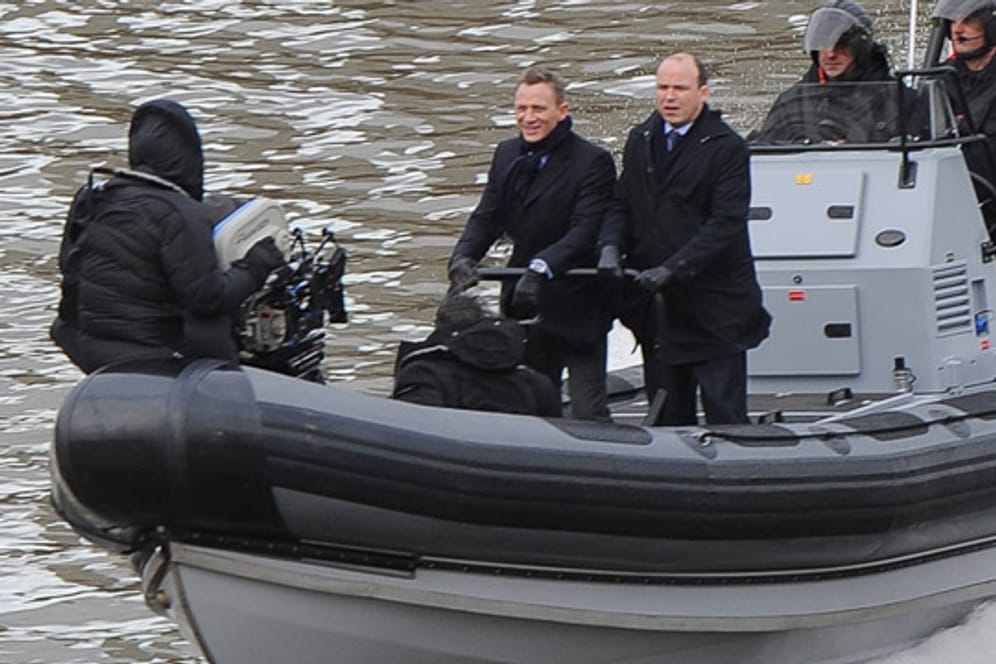 Drehstart zu "Spectre", dem neuen "James Bond"-Film mit Daniel Craig.