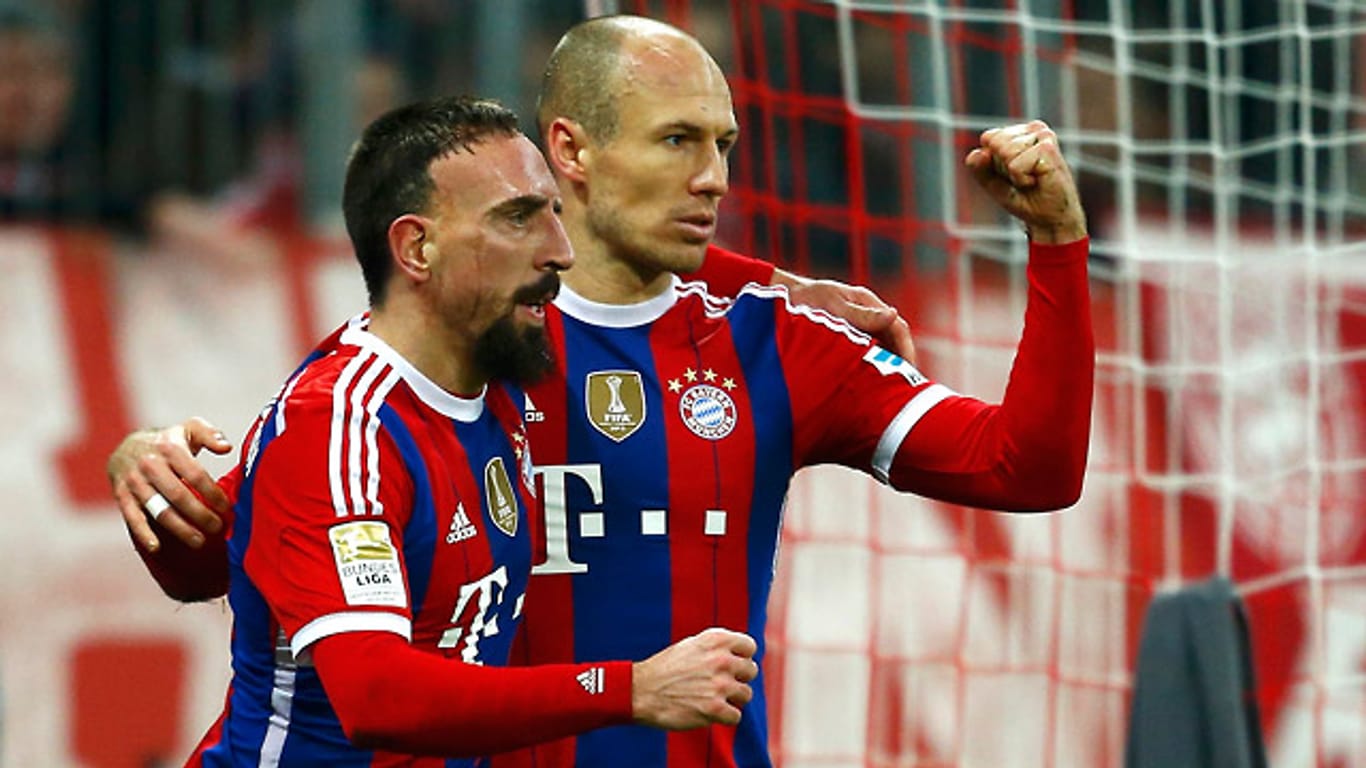 Ribéry und Robben waren maßgeblich am Bayern-Erfolg beteiligt.