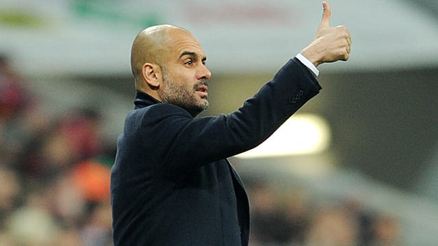 Daumen hoch: Pep Guardiola knackt mit dem FC Bayern einen Rekord nach dem anderen.