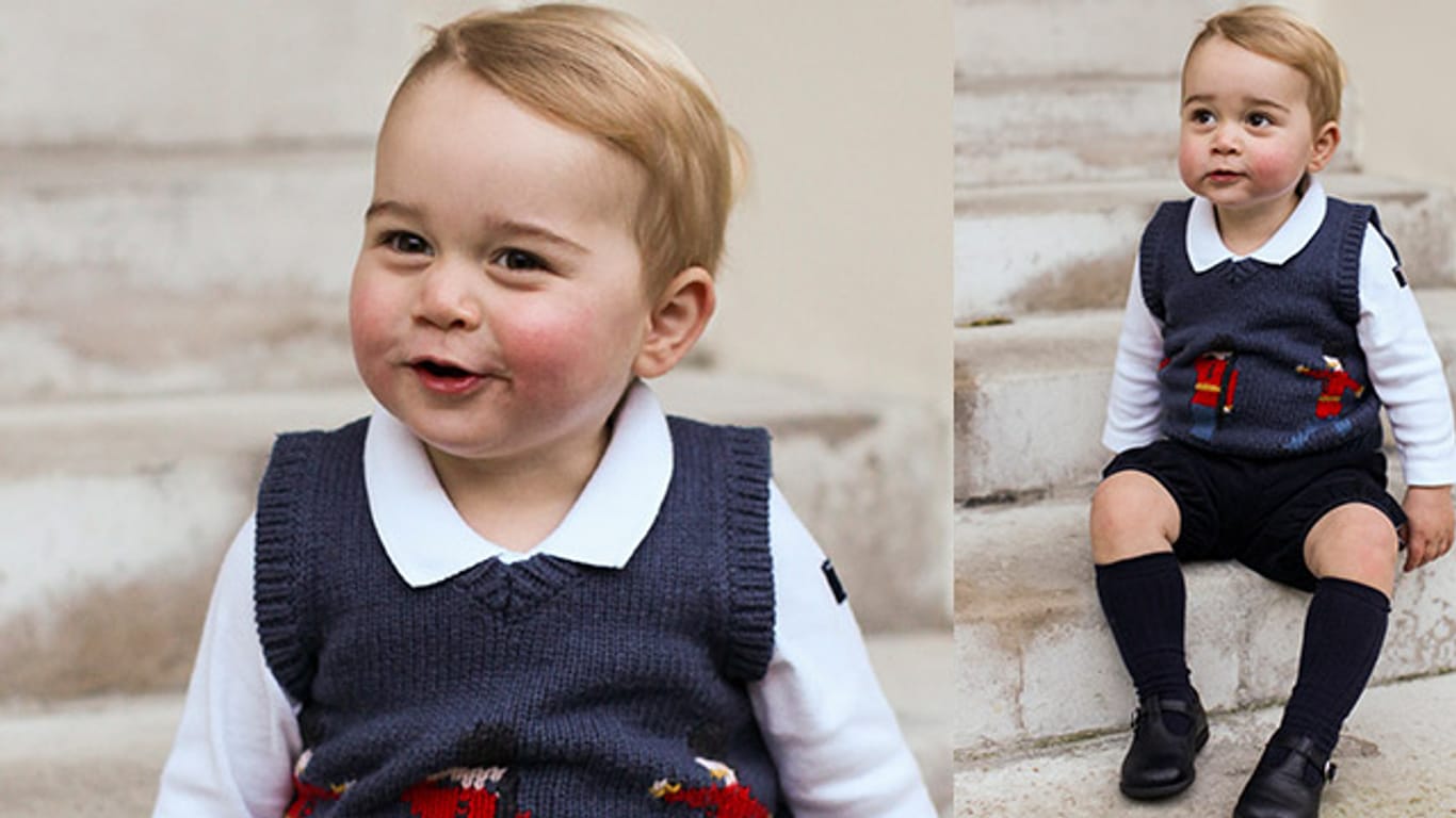 Großbritanniens Stil-Ikone Prinz George muss wie alle englischen Jungs in kurzen Hosen frieren.