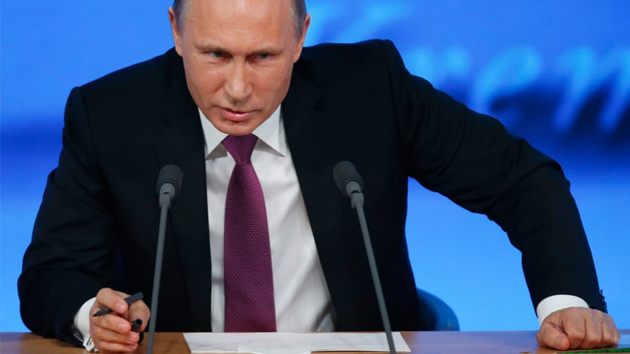 Putin zeigte sich wütend und missverstanden