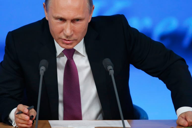 Putin zeigte sich wütend und missverstanden